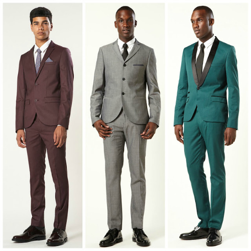 Skinny suit for men