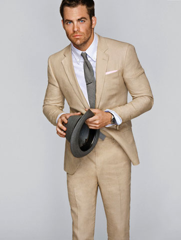 linen suit